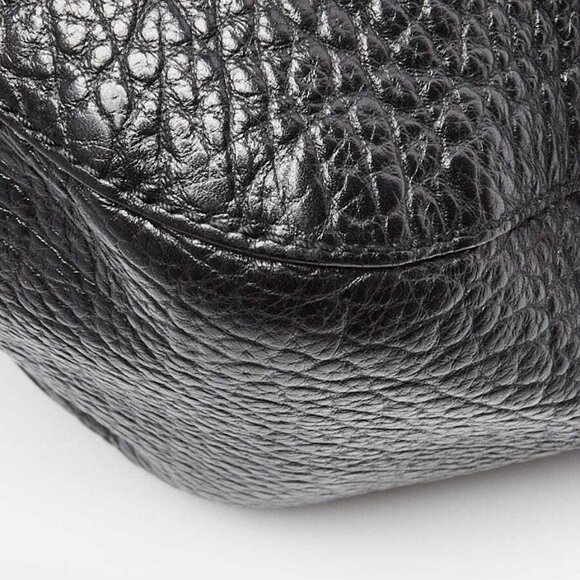 Burberry Black Heritage Grained Leather Medium Orchard Bag - Picture 4 of 10